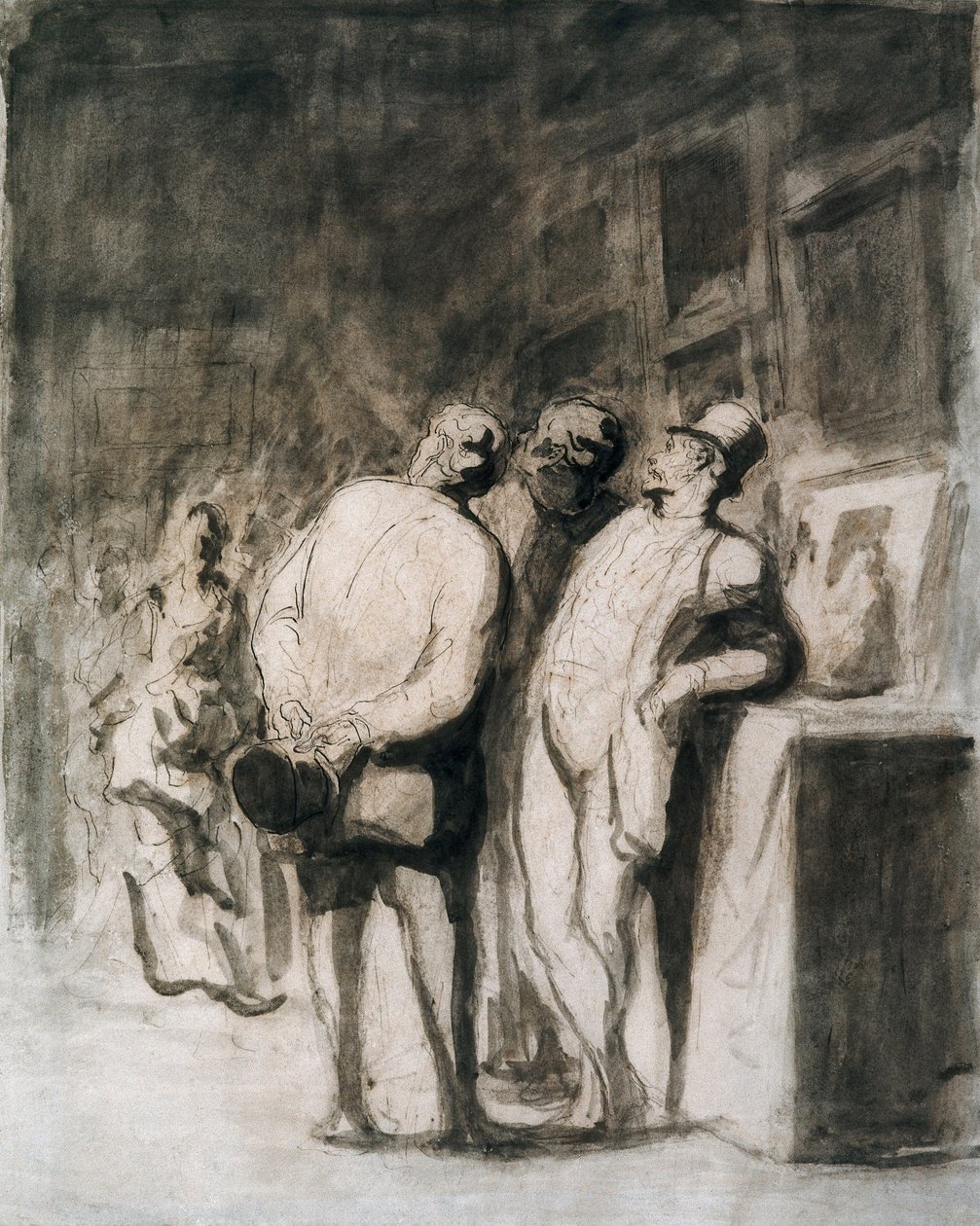 الخبراء الثلاثة. رسم من قبل هونور دومير (1808-1879) ، الفن الفرنسي ، الواقعية في القرن التاسع عشر. معهد شيكاغو للفنون (الولايات المتحدة الأمريكية). بواسطة الشرف دومييه
