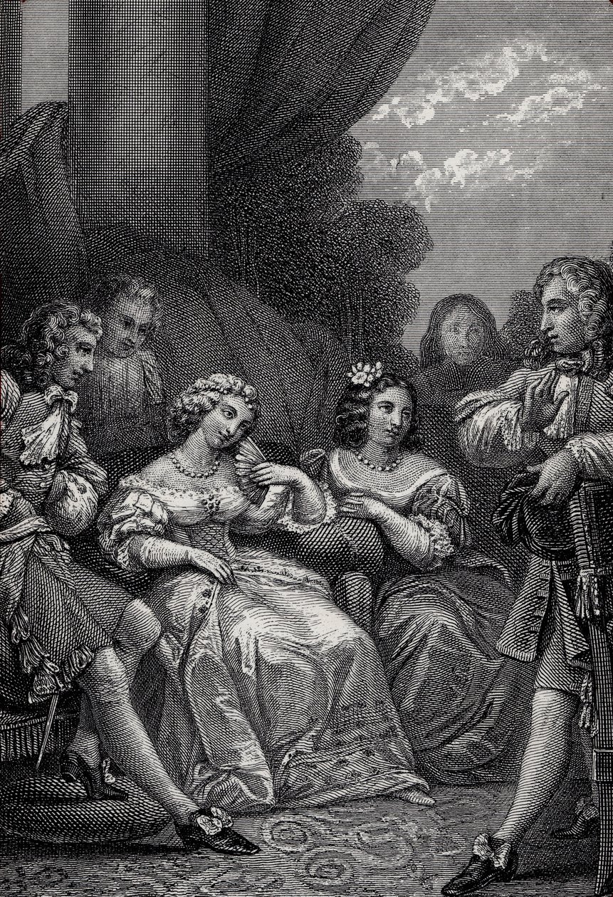 Le Misanthrope ou l'Atrabilaire d'amore - نقش من "الأعمال" بقلم جان بابتيست بوكلين دي موليير (جان بابتيست بوكلين بواسطة إميل جان هوراس فيرنيه