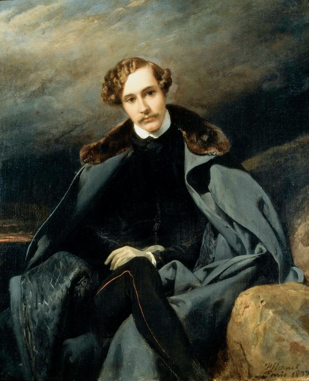صورة للأمير الكسندر إيفانوفيتش بارياتينسكي 1815-1879 ، 1837. بواسطة إميل جان هوراس فيرنيه