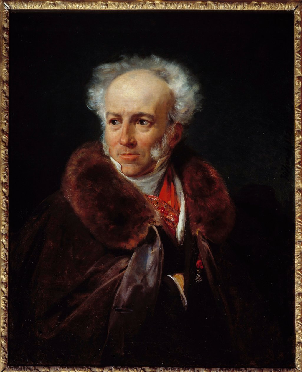 صورة للرسام جان بابتيست إيزابي (1767-1855) لوحة لإميل ديت هوراس فيرنيه (1789-1863) 1828 صن. 0،81x0،64 م بواسطة إميل جان هوراس فيرنيه