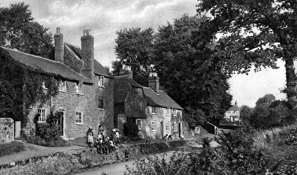 The Swan Inn ، Fittleworth ، ساسكس ، c1922 بواسطة هوراس والتر نيكولز