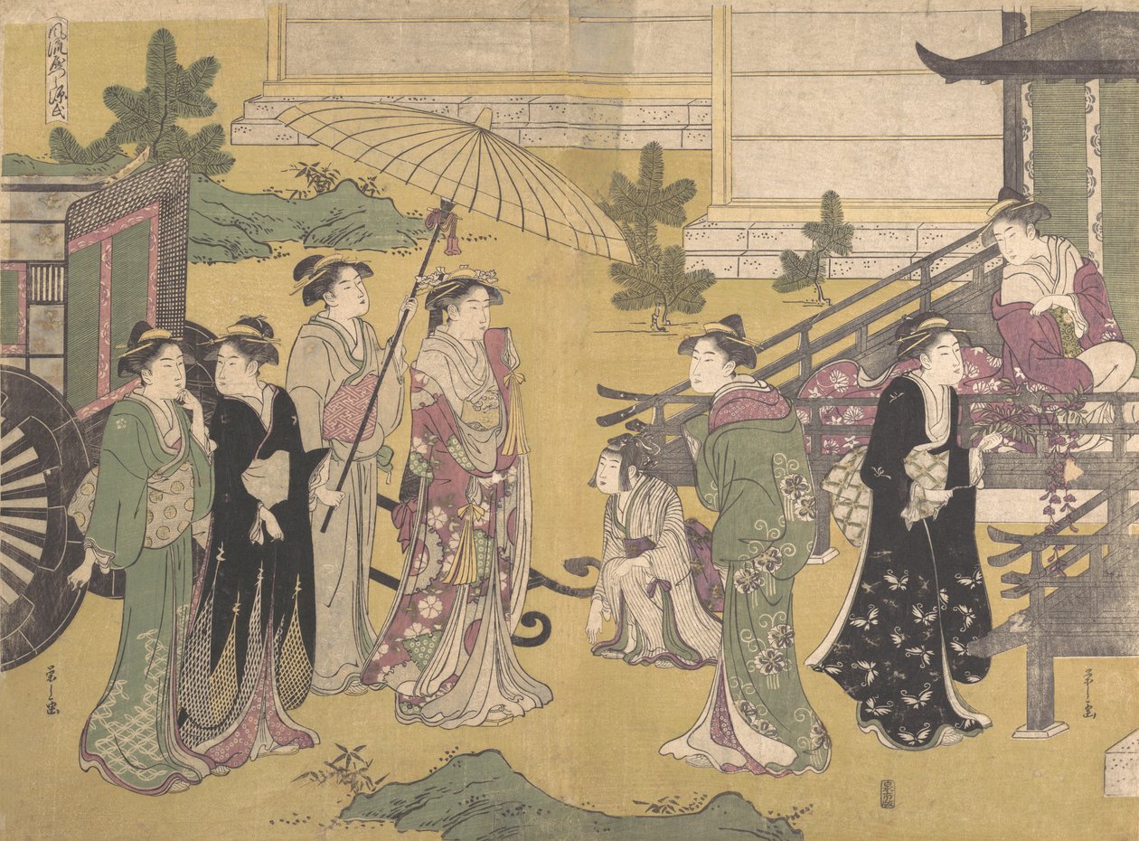فوجي نو أوراها 1790. بواسطة Hosoda eisi