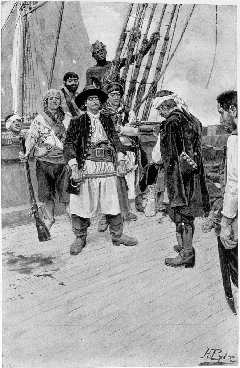 أخذ الكابتن تونغريلو أكبر صورة توضيحية من كتاب "New York Colonial Privateers" بقلم توماس أ. جانفييه ، الحانة. في مجلة هاربر 1895 بواسطة هوارد بايل