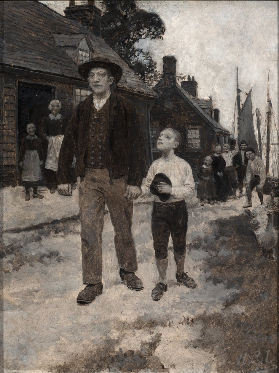 ديفيد نظر إلى وجه هانز كروت ، من The Garden Behind the Moon بقلم هوارد بايل ، نُشر عام 1895 (صورة بالأبيض والأسود) بواسطة هوارد بايل