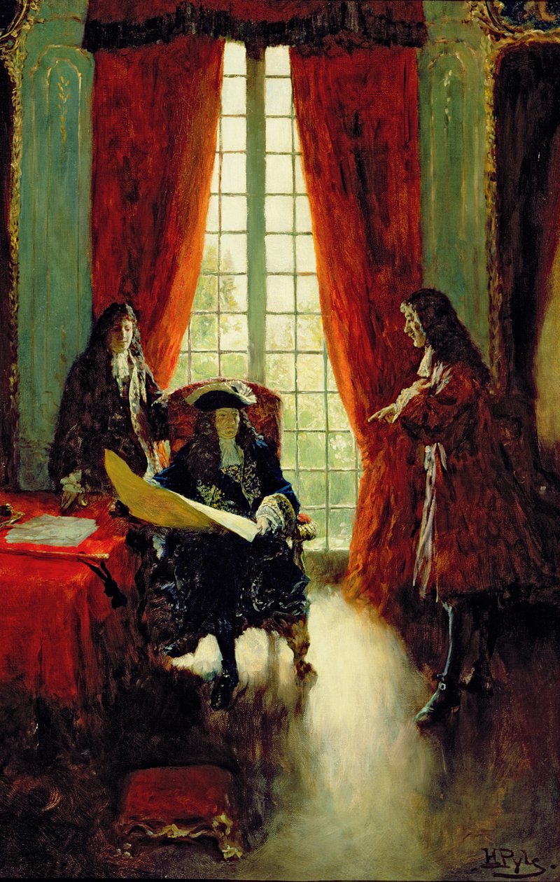 التماسات La Salle إلى الملك للحصول على إذن لاستكشاف نهر المسيسيبي ، من كتاب The Great La Salle بقلم Henry Loomis Nelson (1846-1908) ، المنشور في مجلة Harper