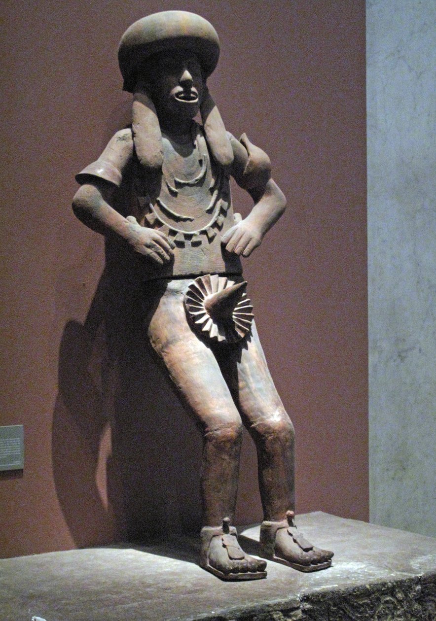 Statue of a priest, Postclassic period, c.900-c.1521 (terracotta) بواسطة هواكستيك هواكستيك