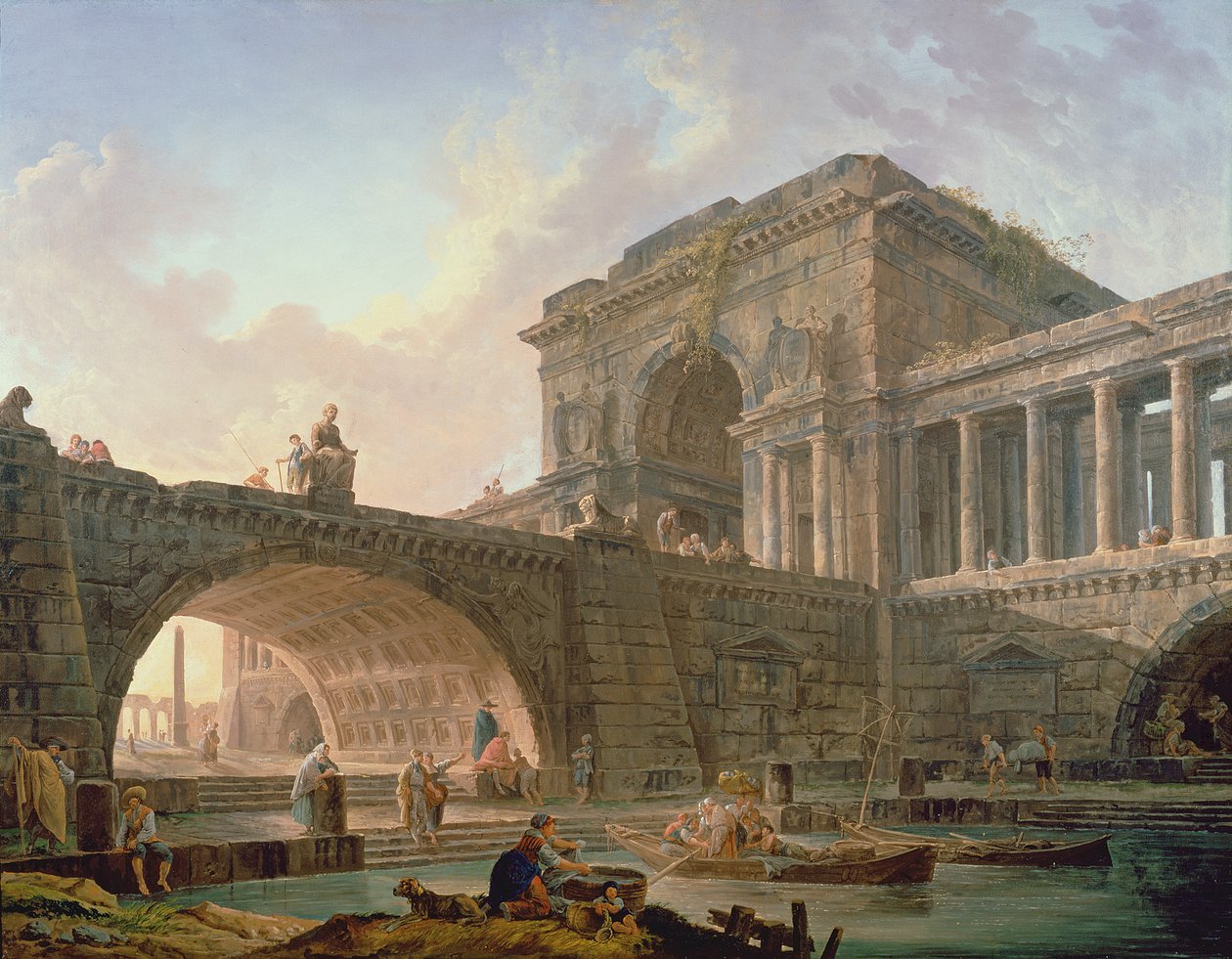 capriccio المعمارية بواسطة هوبير روبرت