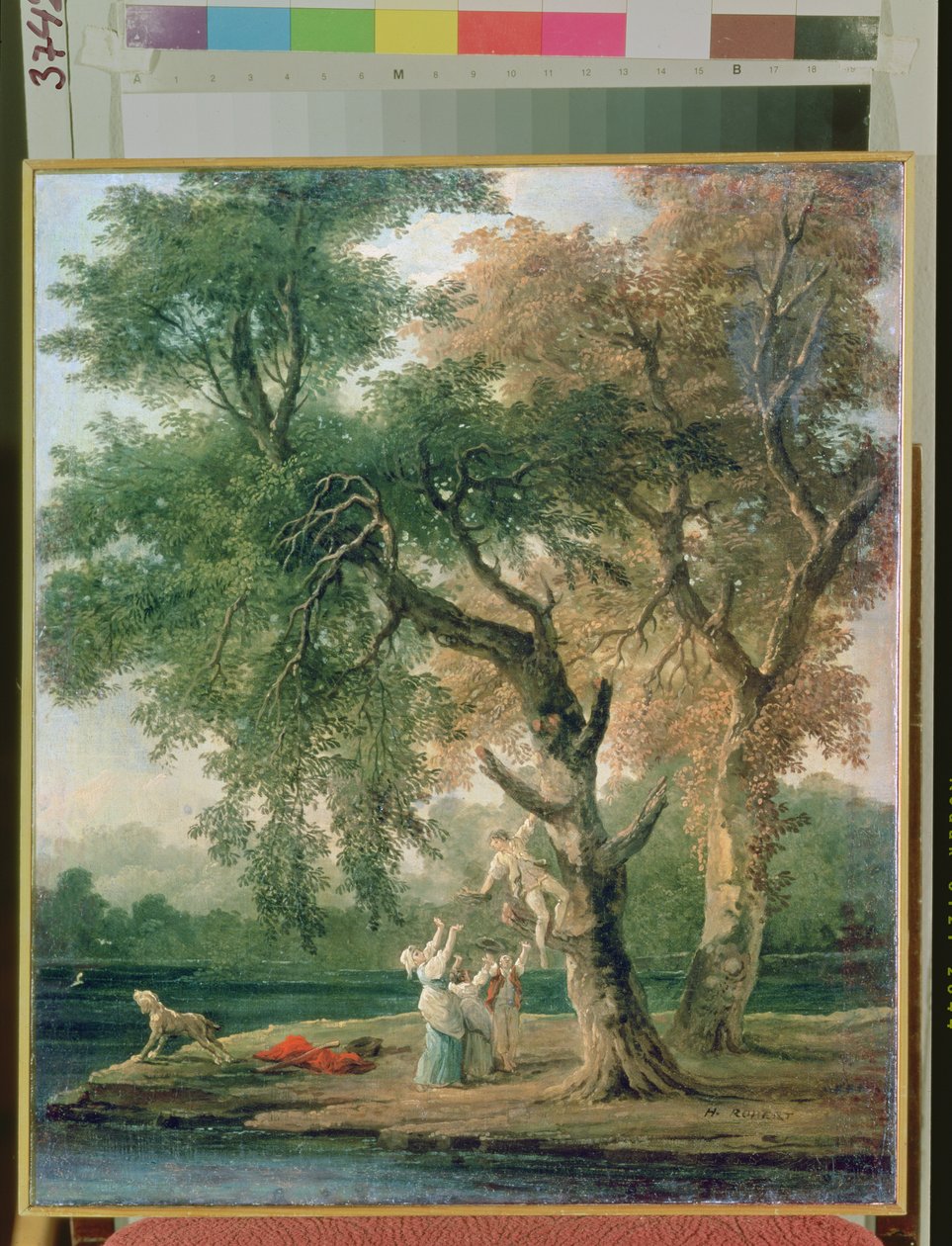 عش المدمرات ، 1780s بواسطة هوبير روبرت