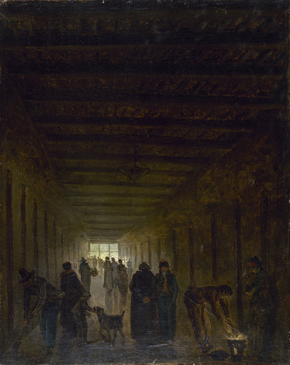 ممر سجن سان لازار ، ج. 1793. بواسطة هوبير روبرت