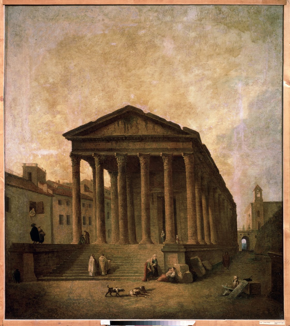 لا ميزون كاريه ، نيمز ، 1780 بواسطة هوبير روبرت