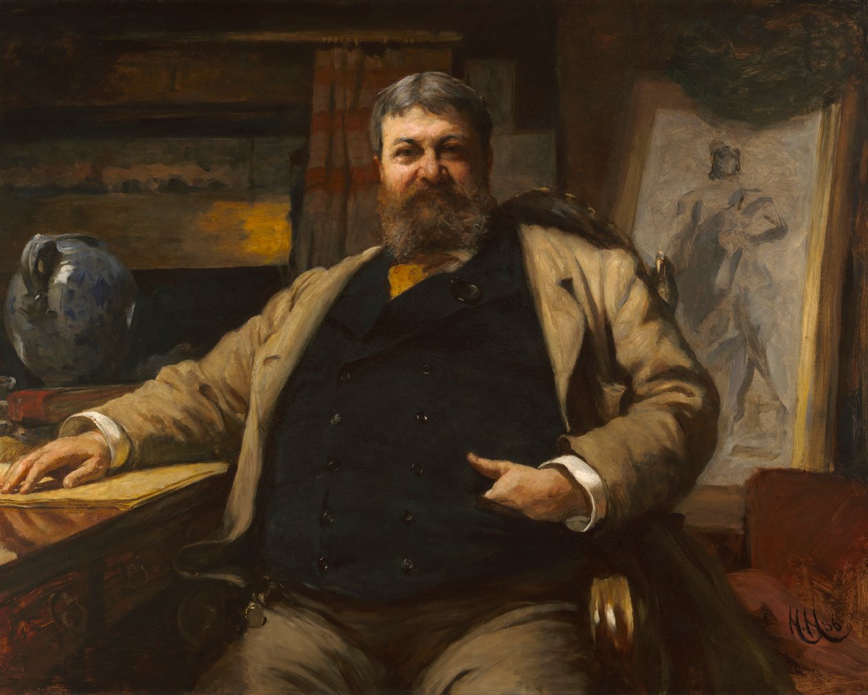 سمو ريتشاردسون ، ١٨٨٦. بواسطة Hubert von Herkomer
