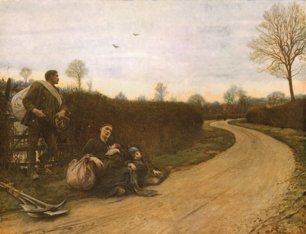 اوقات صعبة بواسطة Hubert von Herkomer