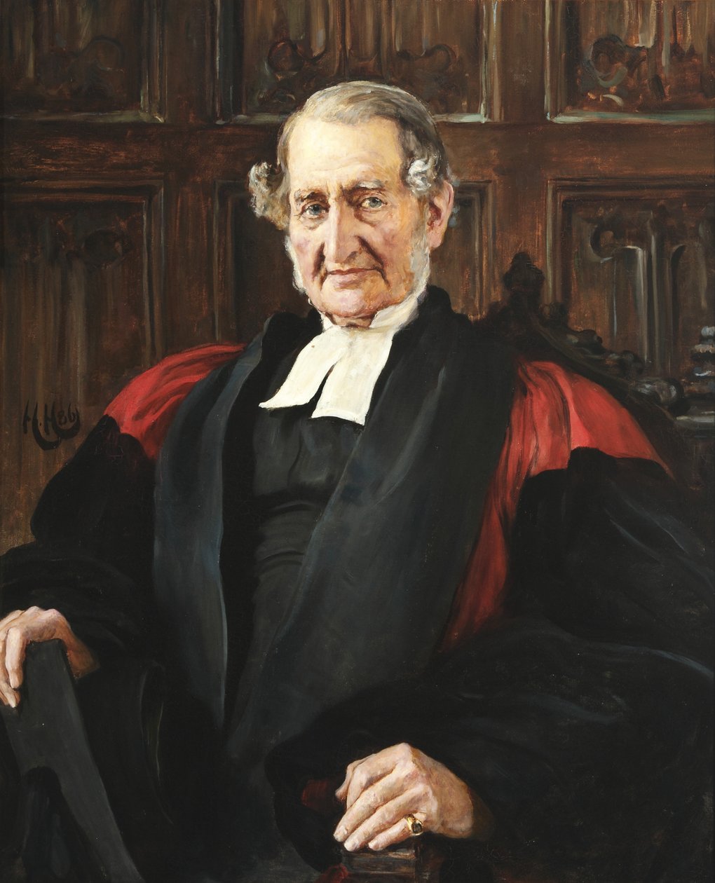 جيمس إدواردز سيويل بواسطة Hubert von Herkomer
