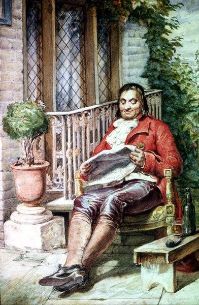 أخبار الزواج بواسطة Hubert von Herkomer
