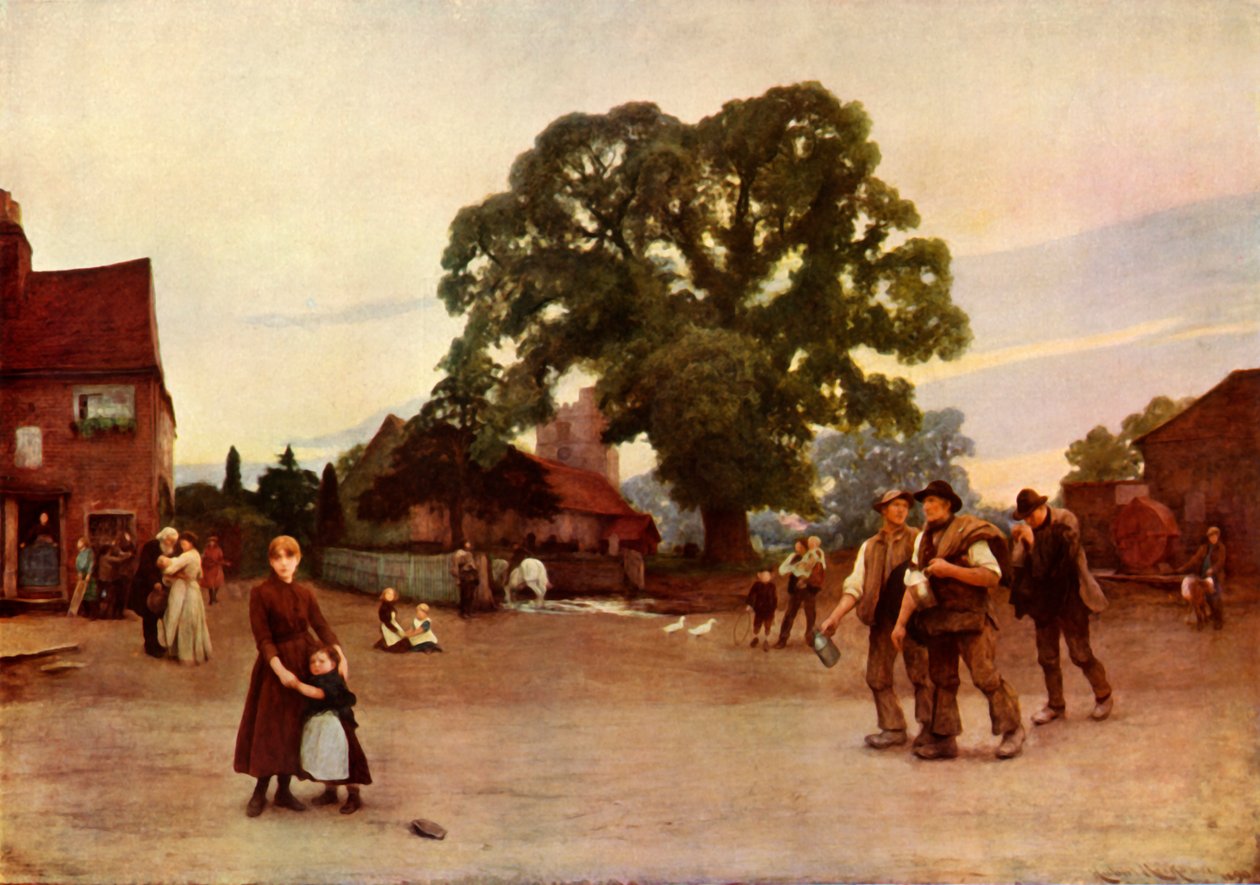 قريتنا ، c1890 ، 1936. بواسطة Hubert von Herkomer