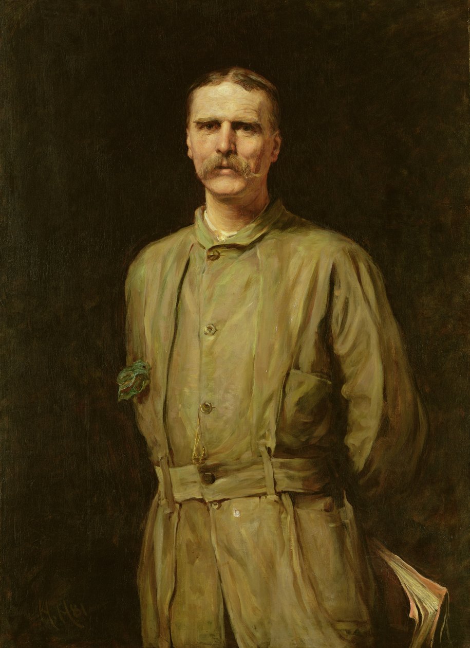 صورة لأرشيبالد فوربس ، مراسل الحرب ، 1881 بواسطة Hubert von Herkomer