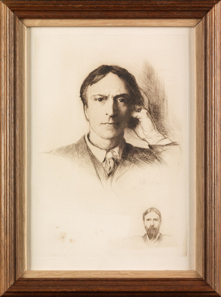 صور شخصية (حفر) بواسطة Hubert von Herkomer