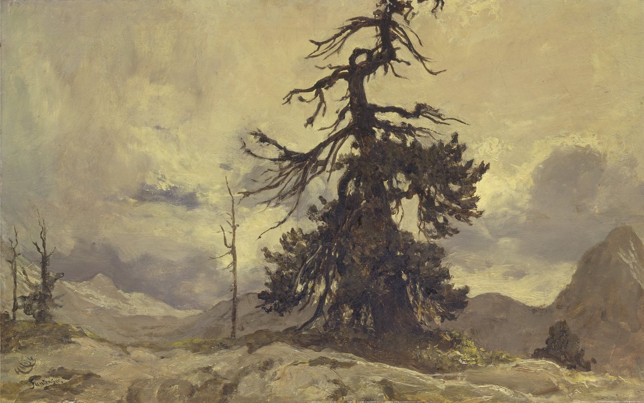 الملك المحتضر "Fungersee" بواسطة Hubert von Herkomer
