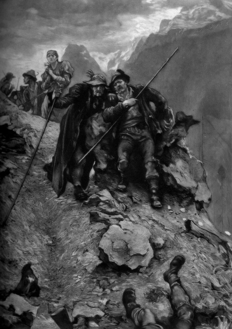 مصير الصيادين 1879 c1880-1882. بواسطة Hubert von Herkomer