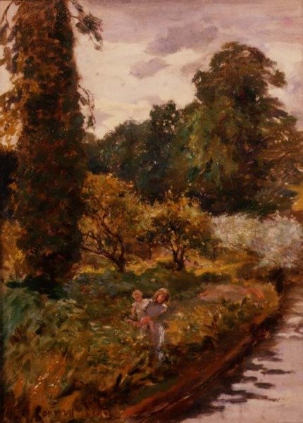مشاهدة المراكب بواسطة Hubert von Herkomer
