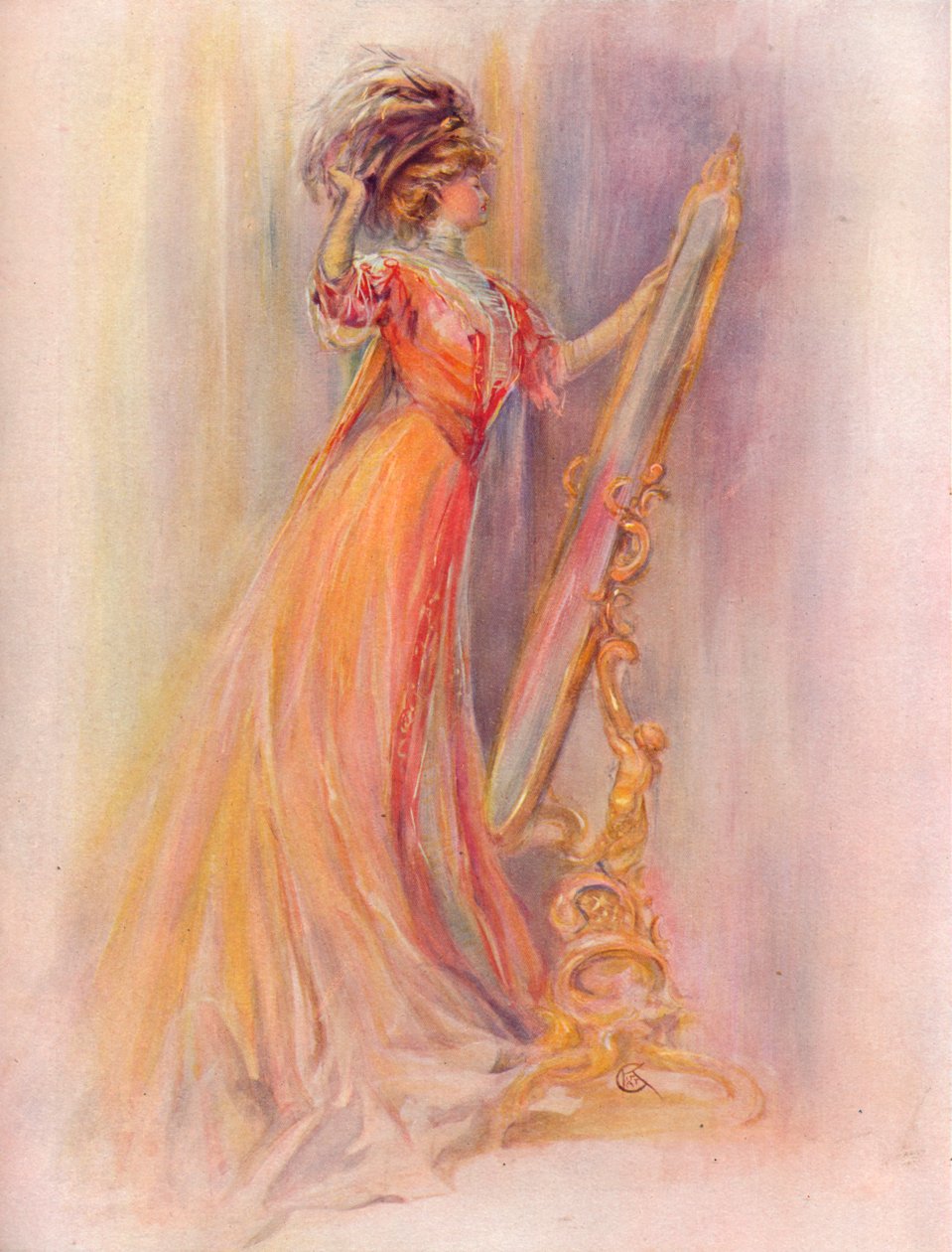 "دراسة الموضة" ، c1908 بواسطة هوبنر وويلسون