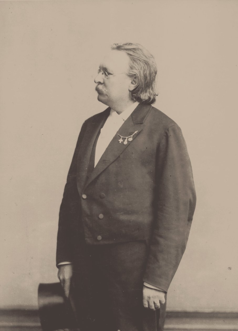 صورة للعازف والملحن إدموند كريتشمر 1830-1908. بواسطة هوفرت