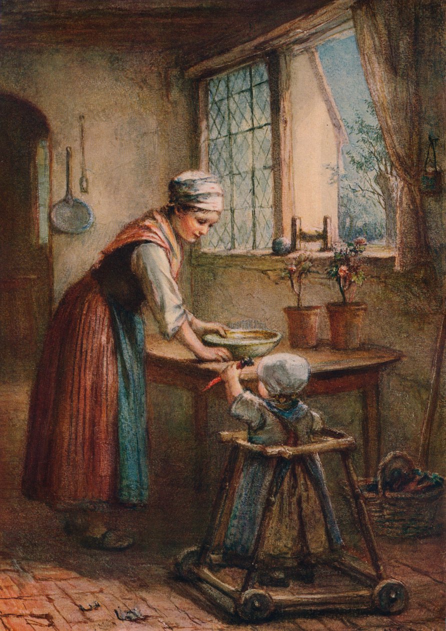 الأم الشابة ، c1887 بواسطة هيو كارتر
