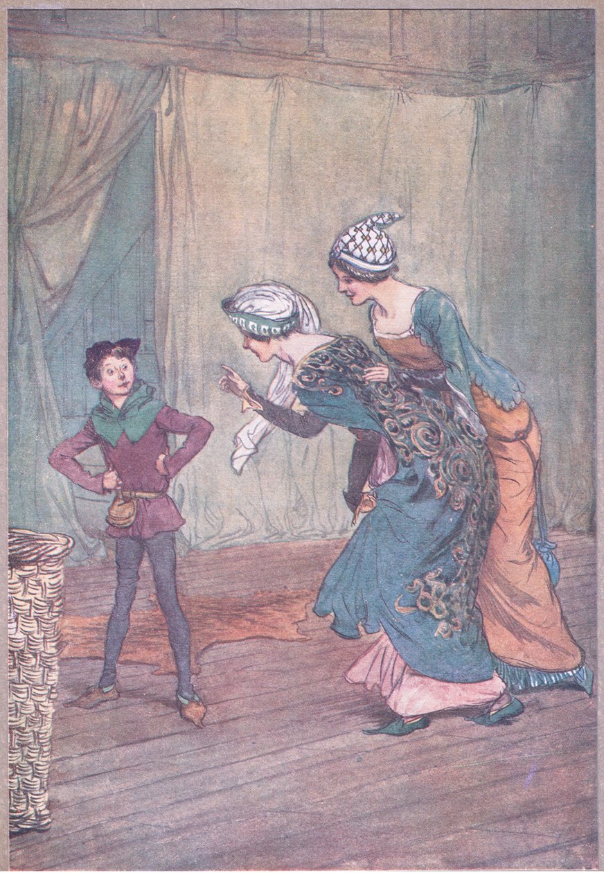 "أيها جاك الصغير ، هل كنت صادقًا معنا؟" ، رسم توضيحي من "زوجات وندسور المرحات" بواسطة هيو طومسون