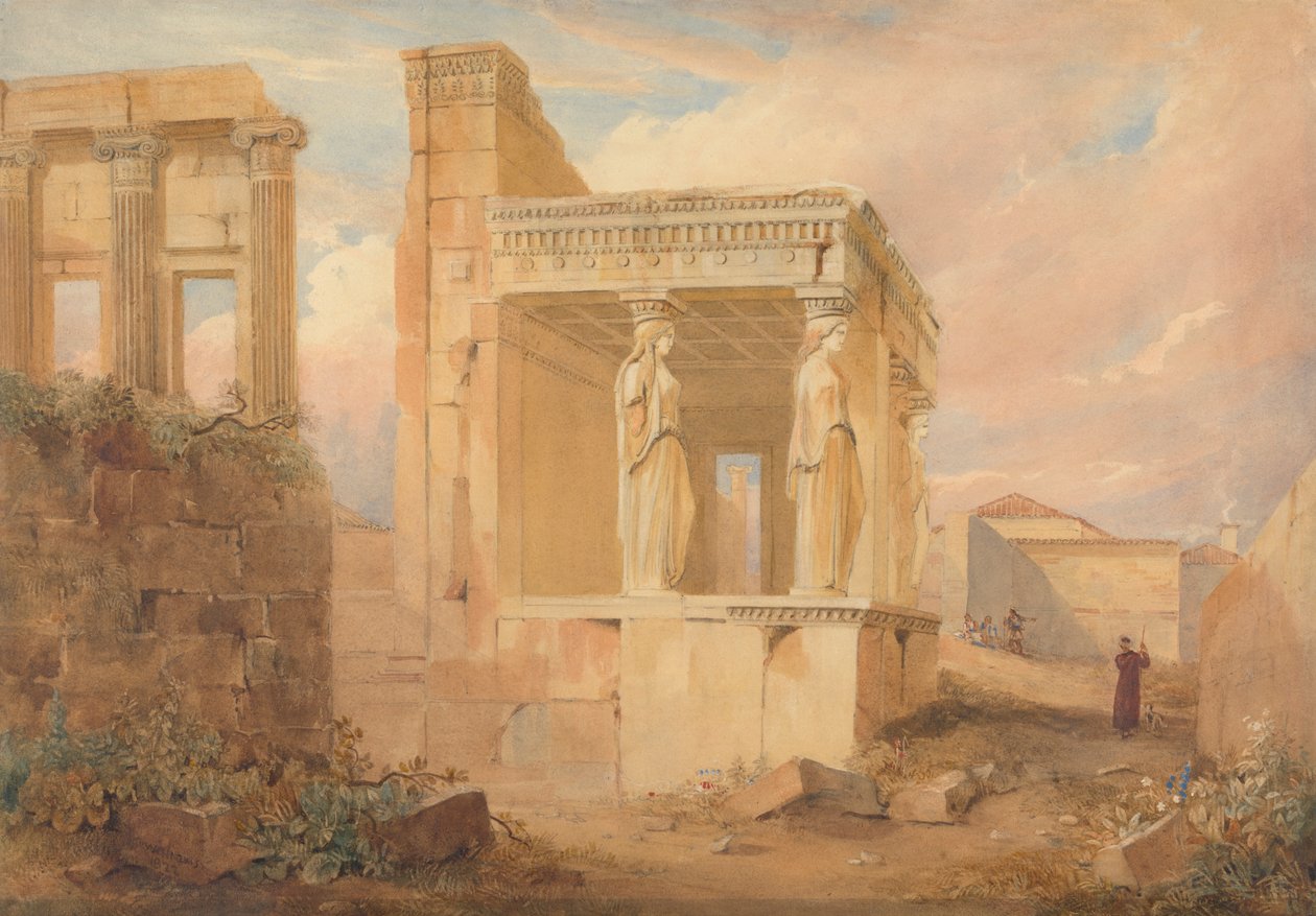 فندق Erechtheum ، أثينا بواسطة هيو وليام جريسيان ويليامز