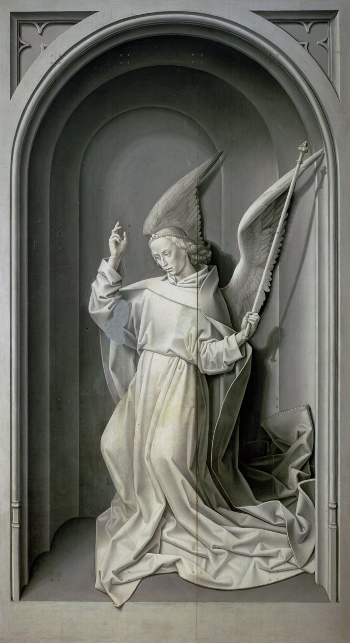 ملاك البشارة ، من Portinari Triptych ، 1479 بواسطة هوغو فان دير جويس