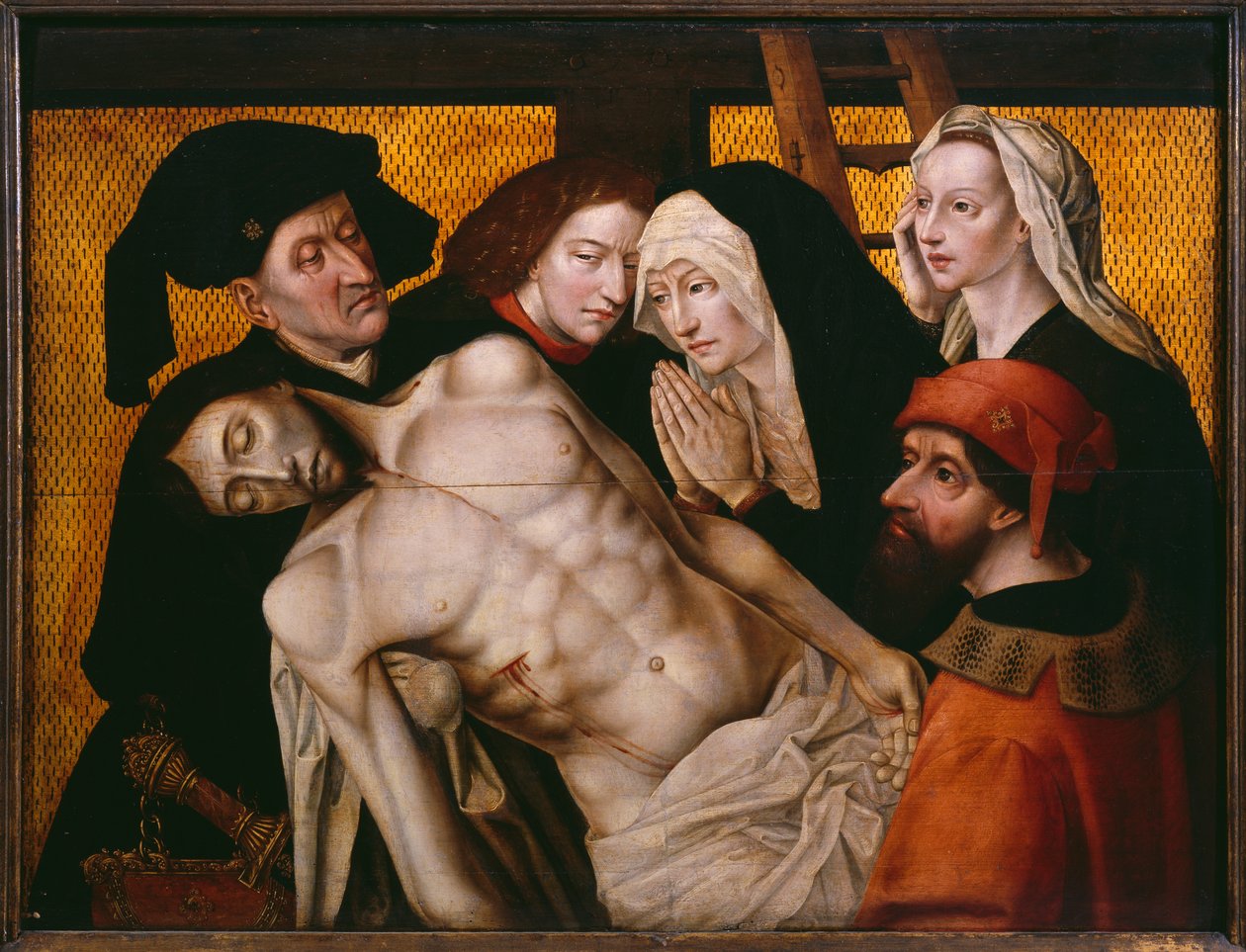 النسب من الصليب ، c.1525 بواسطة هوغو فان دير جويس