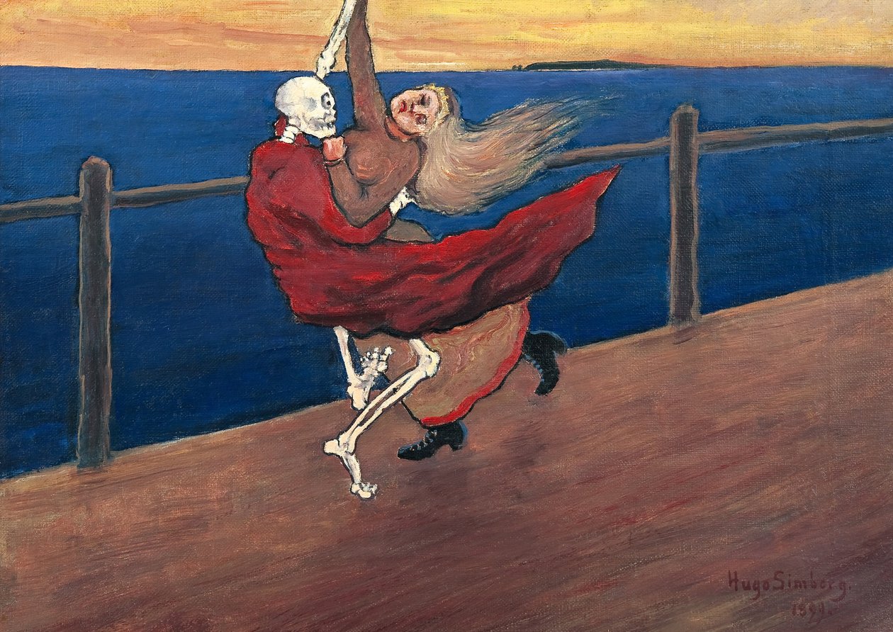 رقصة الموت par Simberg ، Hugo (1873-1917) بواسطة هوغو سيمبرج