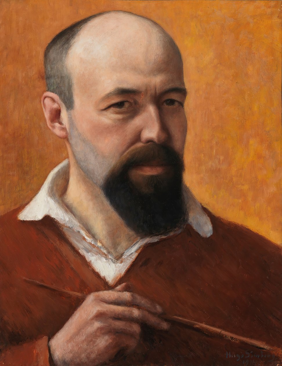 بورتريه ذاتي ، 1914. بواسطة هوغو سيمبرج