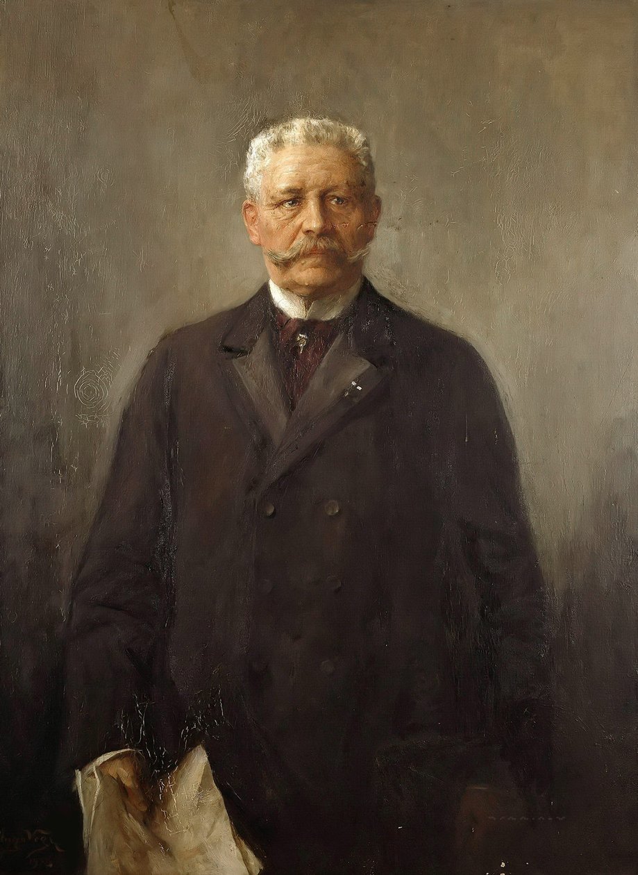 صورة بول فون هيندنبورغ 1847-1934 ، 1926. بواسطة هوغو فوجيل