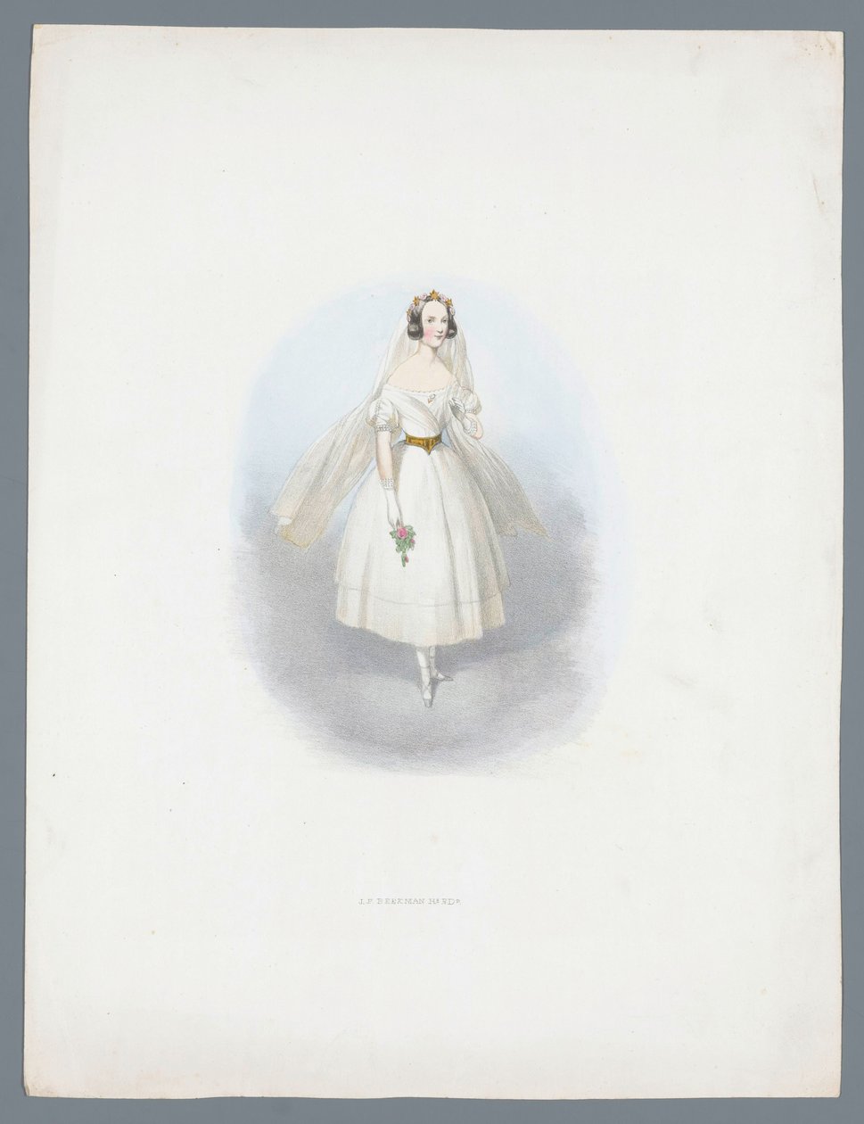 امرأة في فستان الزفاف بواسطة Huib van Hove Bz (منسوب إلى)