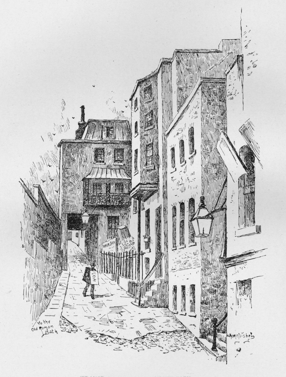 مدخل الحمام الروماني ، 1890 بواسطة هيوم نيسبت