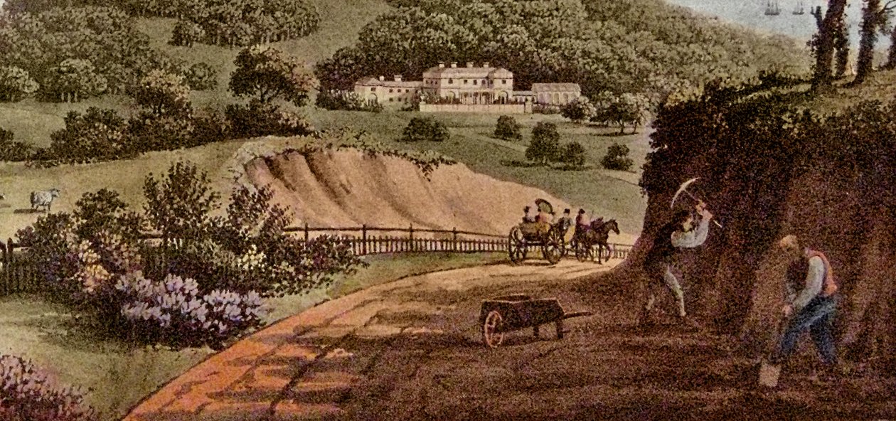 تفاصيل عرض شيرينغام باور ، نورفولك: أبوت أبشر ، c.1812 مرحاض على ورق بواسطة همفري ريبتون