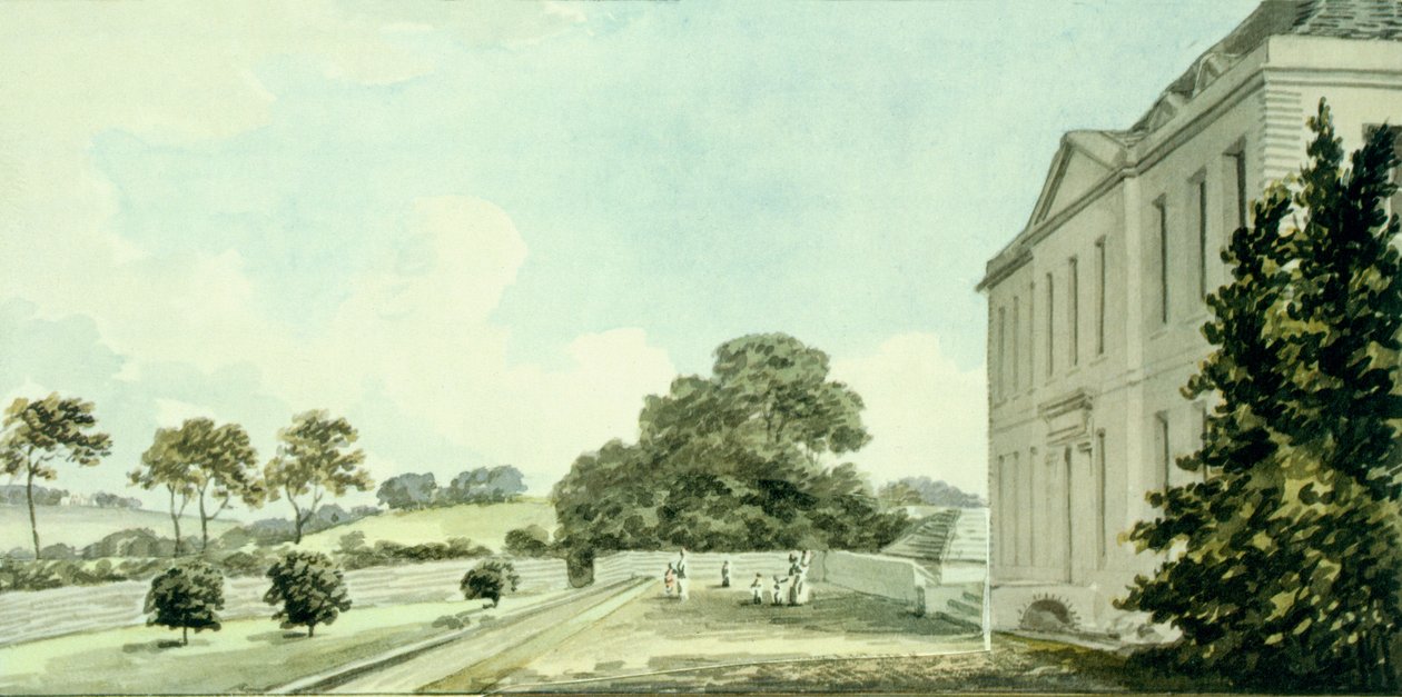 الكتاب الأحمر لقاعة شيرينغهام ، c.1812 بواسطة همفري ريبتون