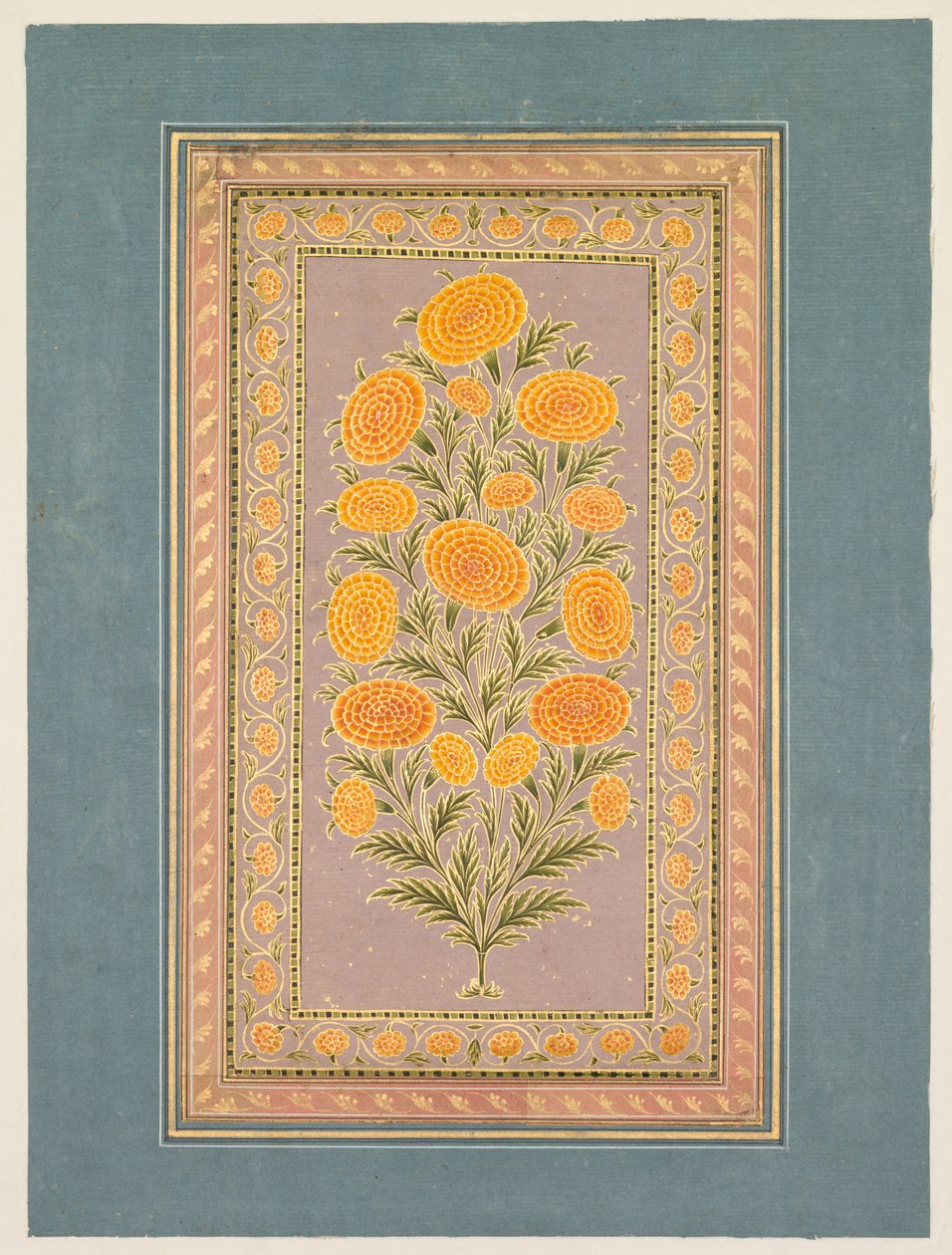 أزهار القطيفة ، ج. 1765. بواسطة هنهار الثاني