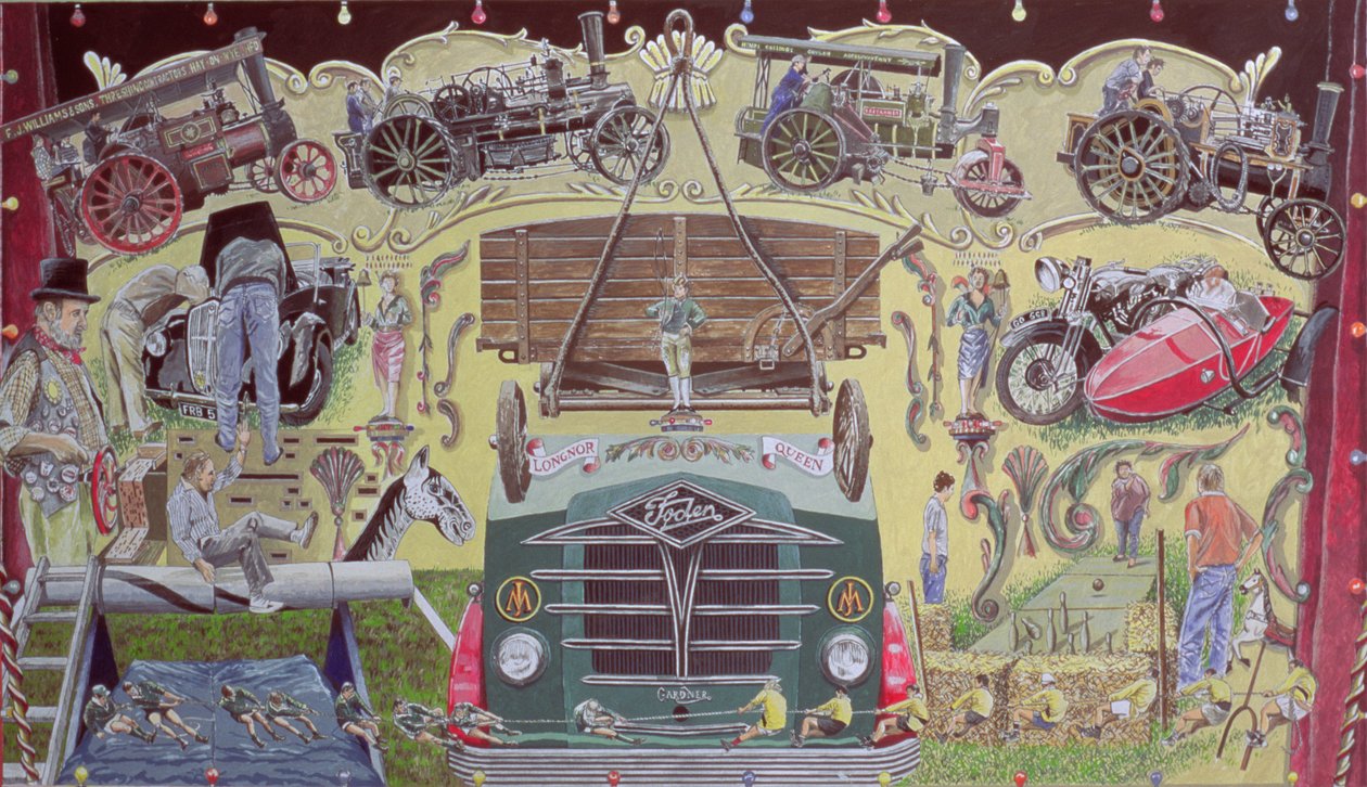 في عرض خمر ، 1993 (الغواش على البطاقة) بواسطة Huw S. Parsons