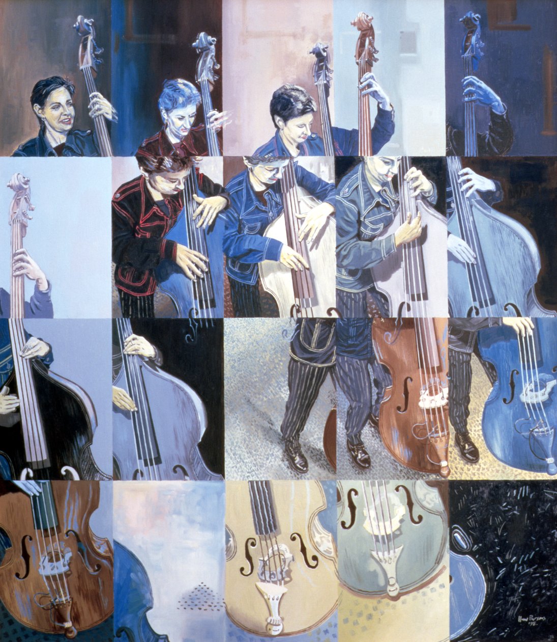 بولا غاردينر ، جاز باسيست ، 1998 بواسطة Huw S. Parsons