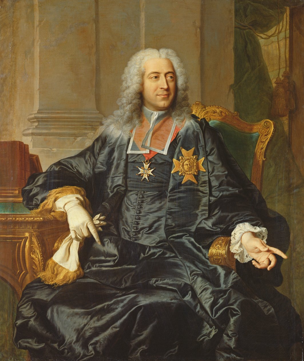 مارك بيير دي فويير دي بولمي (1696-1764) كونت أرجينسون بواسطة صفير فرانسوا ريغو