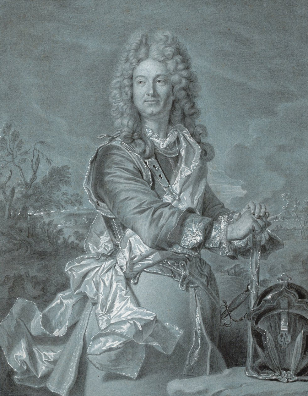 صورة مارشال فرنسا ، ج. 1740 بواسطة صفير فرانسوا ريغو