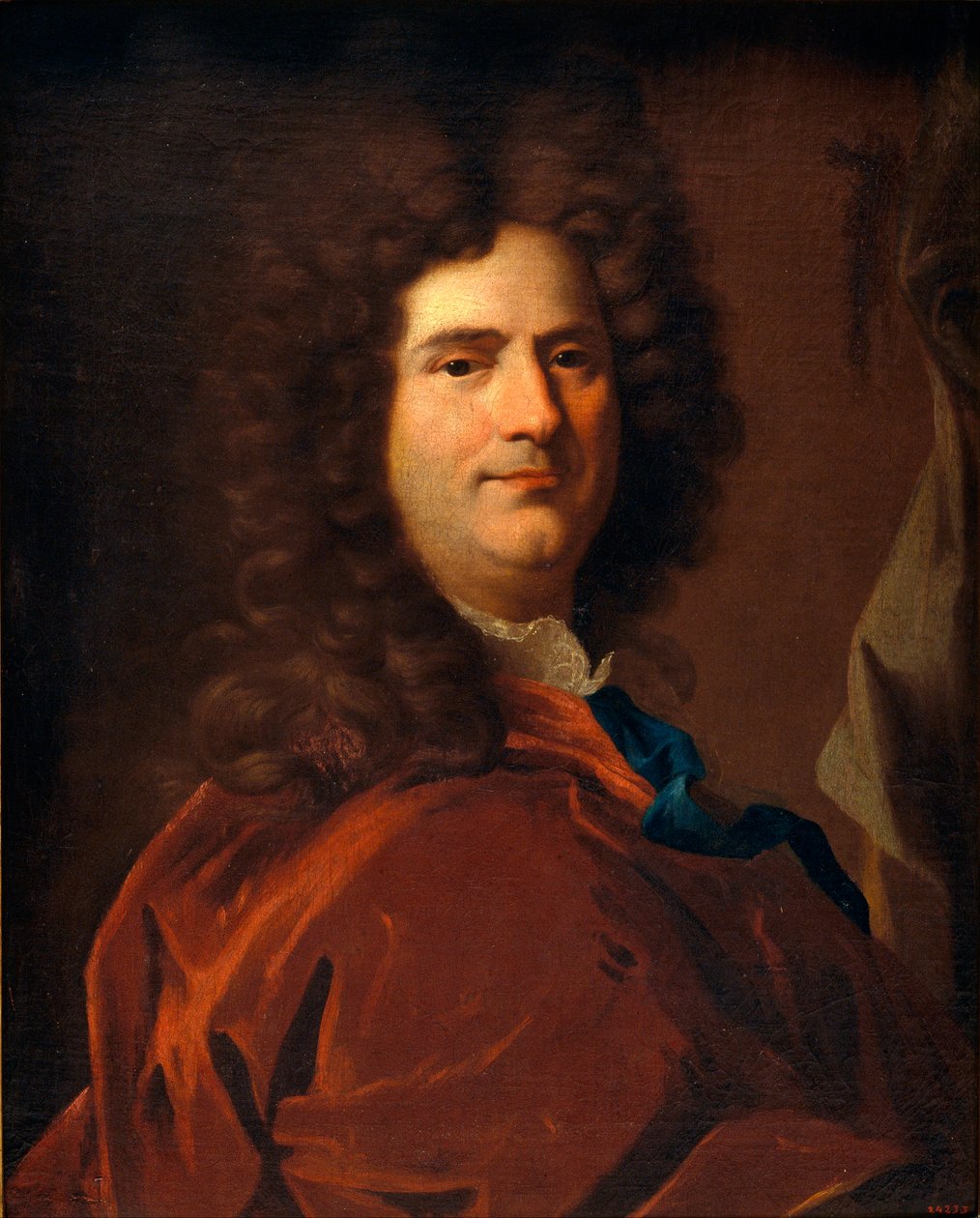 بورتريه ذاتي - بورتريه ذاتي - رسم Hyacinthe Francois Honore Rigaud (1659-1743) - حوالي 1705 - زيت على قماش - 65.5x53.5 - Museu Nacional d