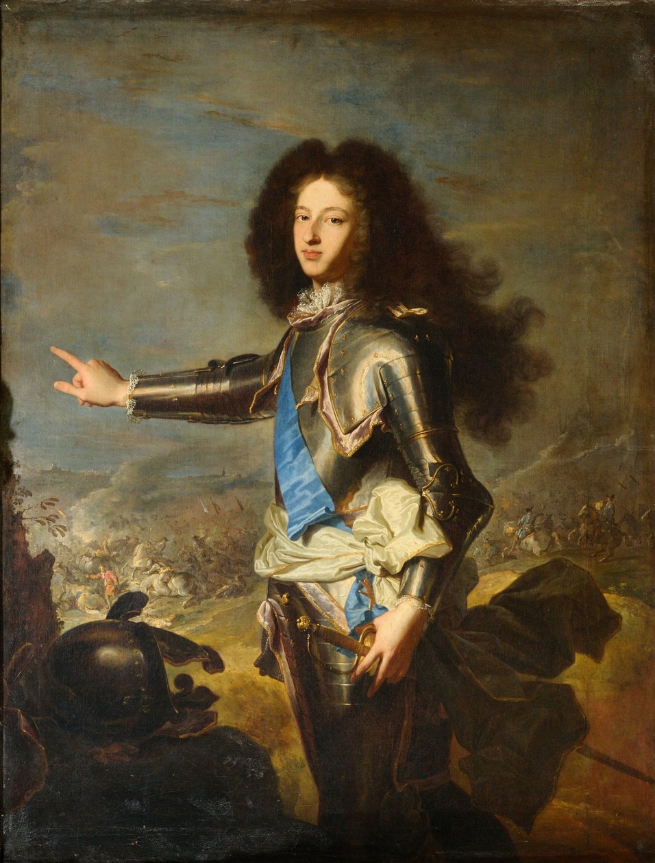 لويس دي فرانس ، دوق بورغندي 1682-1712 ، أوائل القرن الثامن عشر. بواسطة صفير فرانسوا ريغو