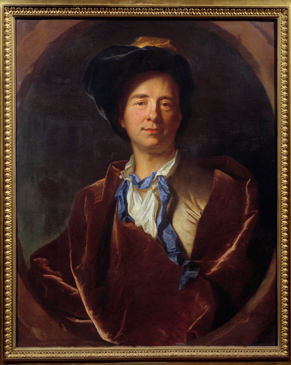 صورة برنار لو بوييه (لو بوفير) دي فونتينيل (1657-1757) ، كاتب فرنسي لوحة رسمها هياسينث ريغو (1659-1743) 1713 صن. 0.79x0.63 م مونبلييه ، متحف فابر - صورة برنار لو بوييه (لو بوفير) فونتينيل (1657-1757) ، كاتب فرنسي. بواسطة صفير فرانسوا ريغو