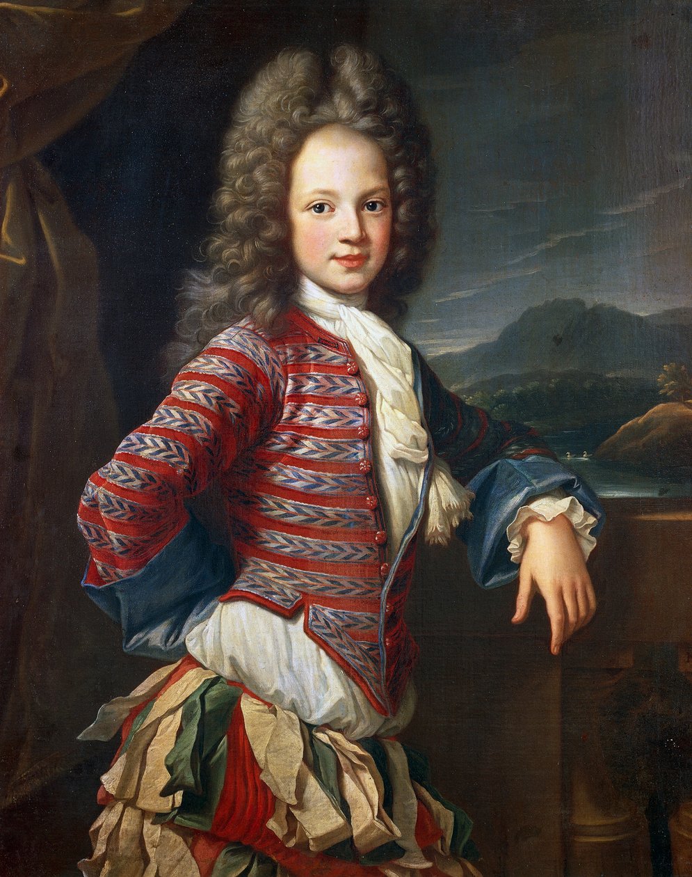 الأمير الاسكتلندي ، بواسطة Hyacinthe Rigaud (1659 - 1743) ، لوحة بواسطة صفير فرانسوا ريغو