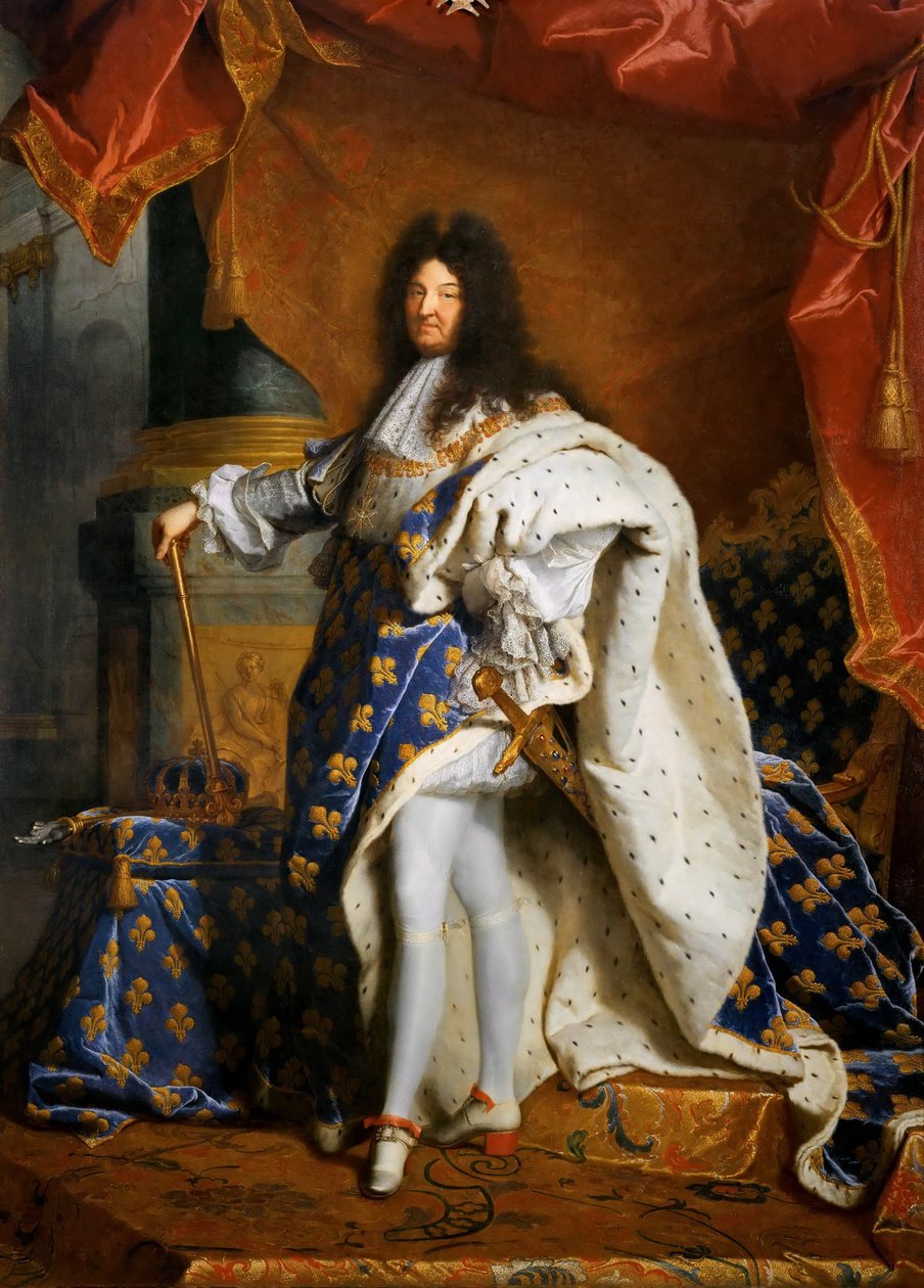 لويس الرابع عشر ، ملك فرنسا 1638-1715 ، 1701. بواسطة Hyacinthe François Honoré Rigaud
