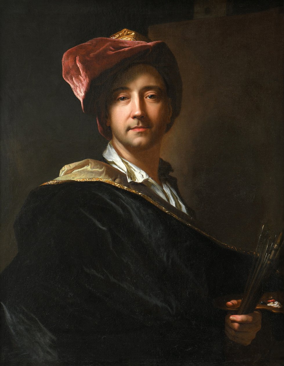بورتريه ذاتي في عمامة ، 1698. بواسطة Hyacinthe François Honoré Rigaud