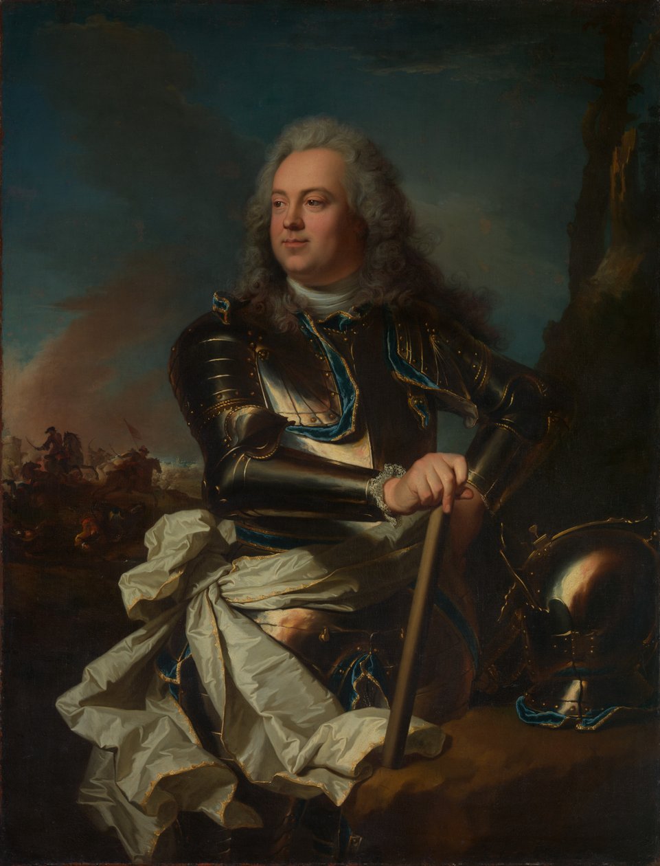 صورة لضابط عام ، كاليفورنيا. 1710. بواسطة Hyacinthe Rigaud